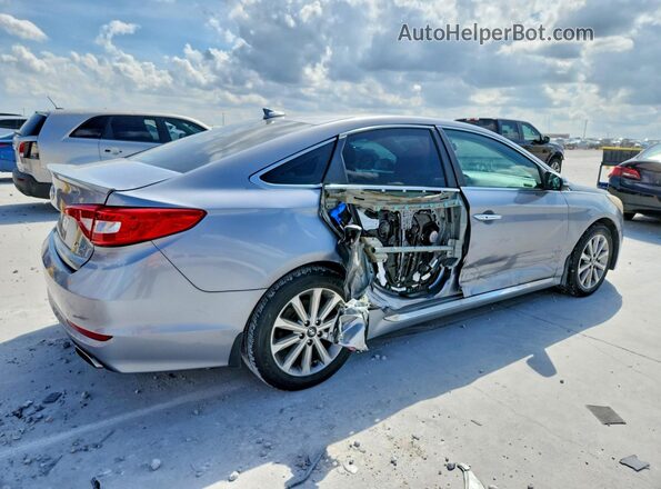 5NPE34AF7GH303393 2016 HYUNDAI SONATA Silver Задня права чверть