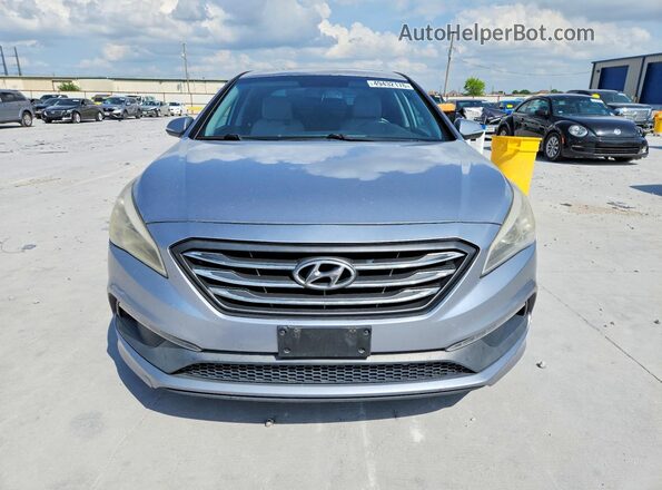 5NPE34AF7GH303393 2016 HYUNDAI SONATA Silver Вид спереду