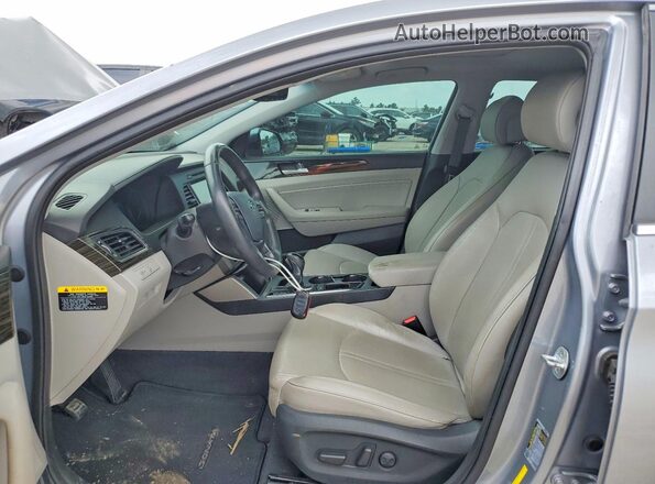 5NPE34AF7GH342338 2016 HYUNDAI SONATA Silver Вид салону спереду