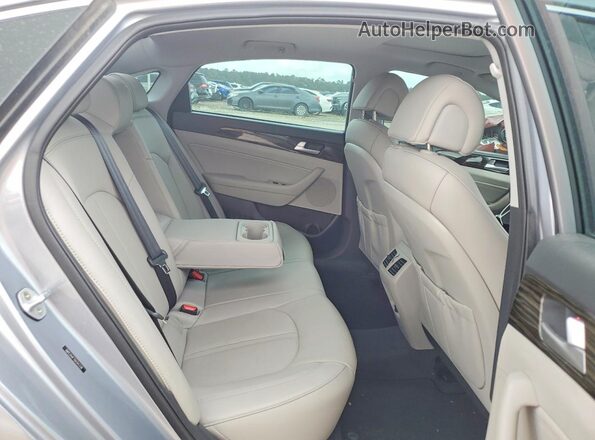 5NPE34AF7GH342338 2016 HYUNDAI SONATA Silver Вид задніх сидінь