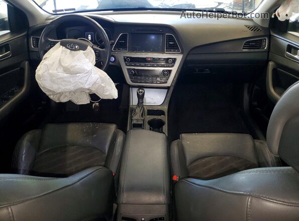 5NPE34AF7GH374707 2016 HYUNDAI SONATA White Вид панелі приладів