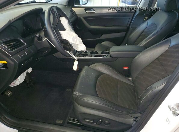 5NPE34AF7GH374707 2016 HYUNDAI SONATA White Вид салону спереду