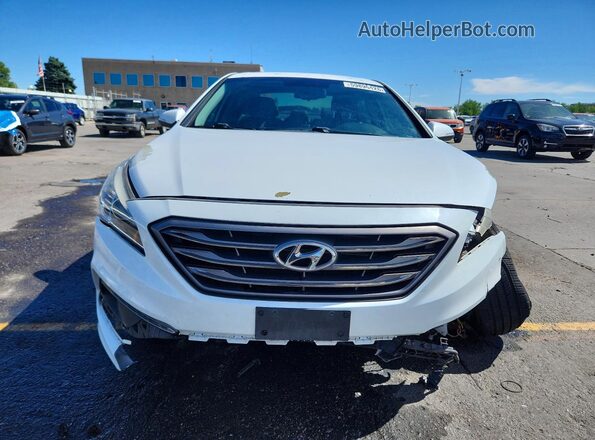 5NPE34AF7HH437791 2017 HYUNDAI SONATA White Вид спереду