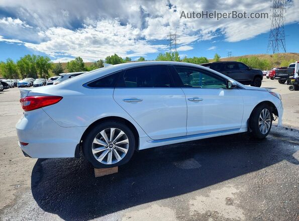 5NPE34AF7HH437791 2017 HYUNDAI SONATA White Задня права чверть