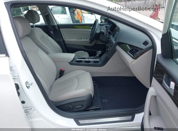 5NPE34AF7HH490023 2017 HYUNDAI SONATA White Vista interior delantera