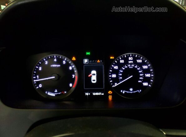 5NPE34AF7HH545117 2017 HYUNDAI SONATA Blue Սարքավորումների վահանակի տեսք