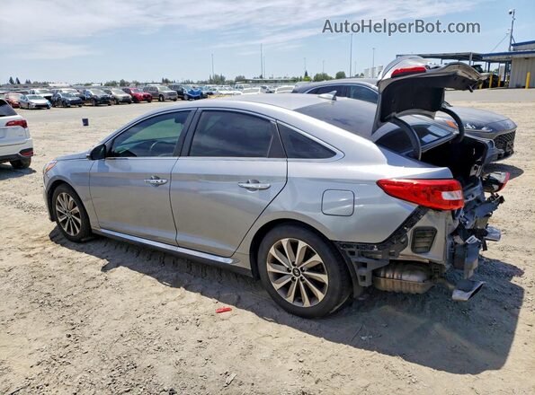 5NPE34AF7HH553959 2017 HYUNDAI SONATA Silver Задня ліва чверть