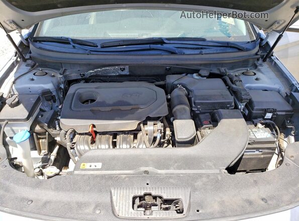 5NPE34AF7HH553959 2017 HYUNDAI SONATA Silver Вид задньої частини салону