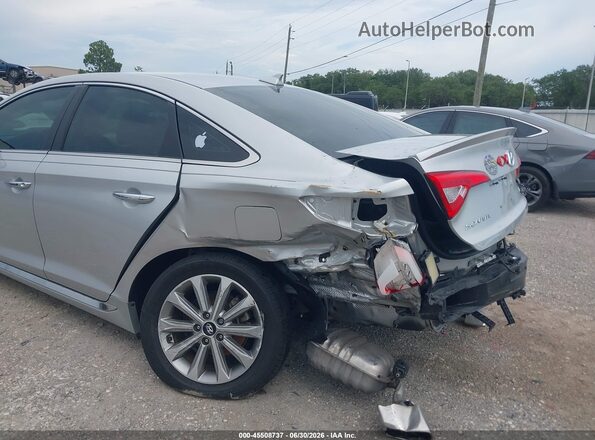 5NPE34AF7HH586654 2017 HYUNDAI SONATA Silver Front view