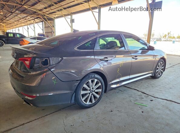5NPE34AF7HH593488 2017 HYUNDAI SONATA Gray უკანა მარჯვენა