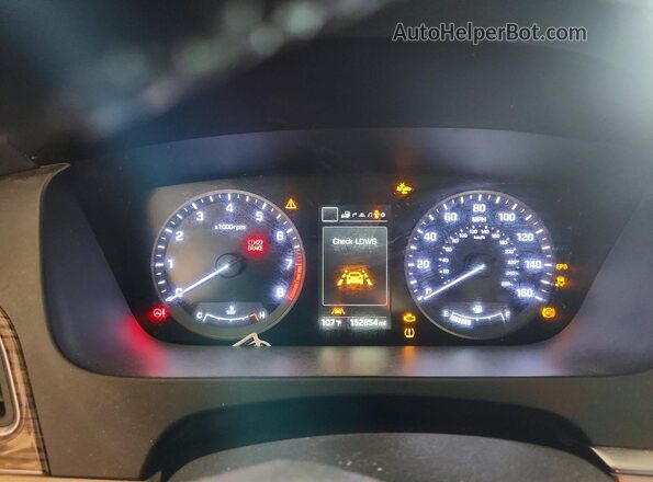 5NPE34AF7HH593488 2017 HYUNDAI SONATA Gray ხელსაწყოთა პანელის ხედი