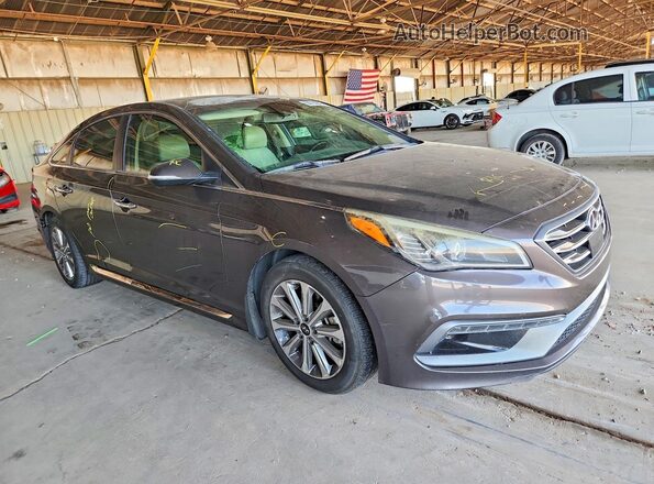 5NPE34AF7HH593488 2017 HYUNDAI SONATA Gray წინა მარჯვენა
