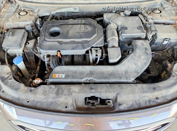 5NPE34AF7HH593488 2017 HYUNDAI SONATA Gray უკანა სალონის ხედი