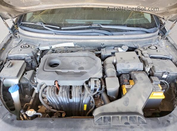 5NPE34AF7JH622591 2018 HYUNDAI SONATA Black Вид задньої частини салону