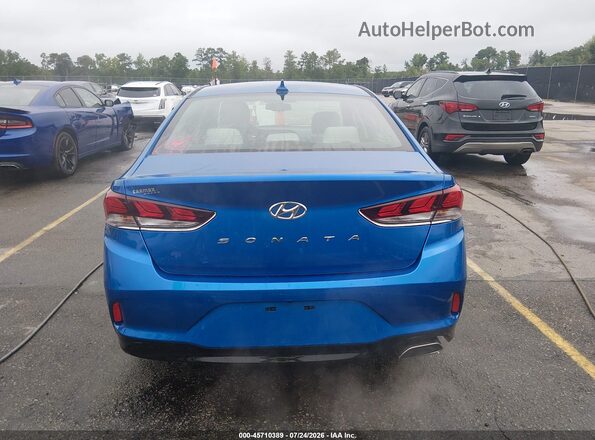 5NPE34AF7JH626835 2018 HYUNDAI SONATA Blue 