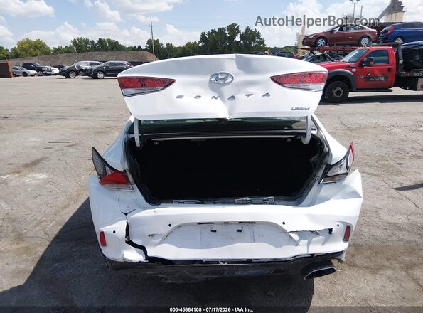 5NPE34AF7JH634224 2018 HYUNDAI SONATA White Widok z przodu