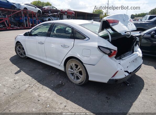 5NPE34AF7JH634224 2018 HYUNDAI SONATA White Tył lewy