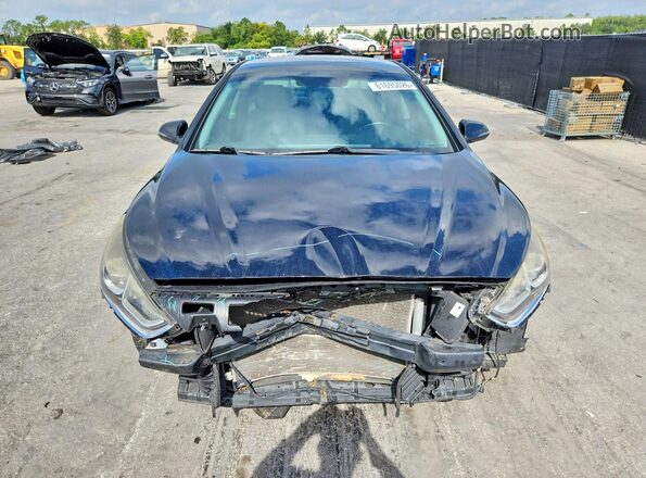 5NPE34AF7JH639617 2018 HYUNDAI SONATA Black Front view