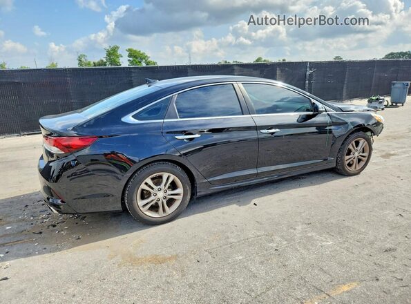 5NPE34AF7JH639617 2018 HYUNDAI SONATA Black Rear right