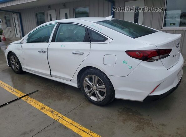 5NPE34AF7JH639827 2018 HYUNDAI SONATA White უკანა მარცხენა