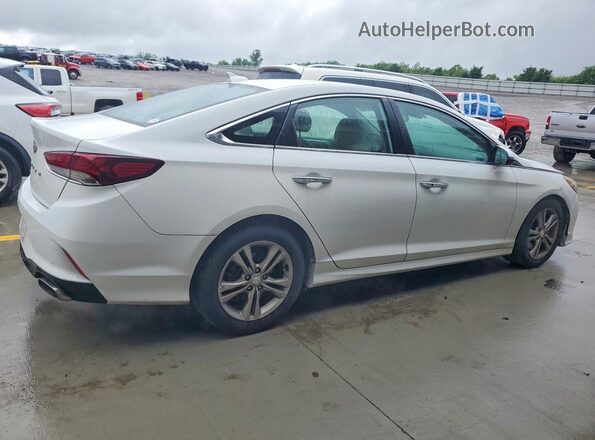 5NPE34AF7JH639827 2018 HYUNDAI SONATA White უკანა მარჯვენა