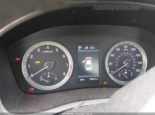5NPE34AF7JH642288 2018 HYUNDAI SONATA Gray Հետևի նստատեղերի տեսք