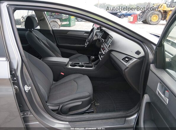 5NPE34AF7JH642288 2018 HYUNDAI SONATA Gray Սալոնի դիմացի տեսք