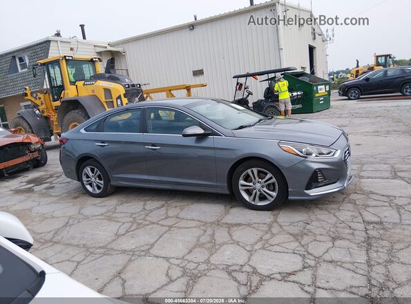5NPE34AF7JH642288 2018 HYUNDAI SONATA Gray Սալոնի հետևի տեսք