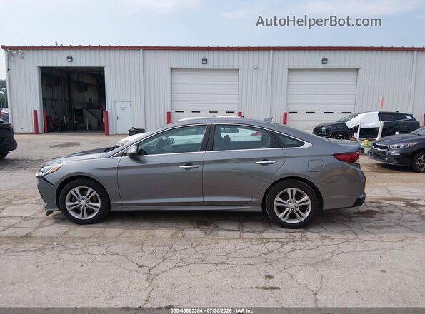5NPE34AF7JH642288 2018 HYUNDAI SONATA Gray Սալոնի 360 աստիճան տեսք
