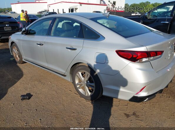 5NPE34AF7JH648270 2018 HYUNDAI SONATA Silver Հետևի ձախ