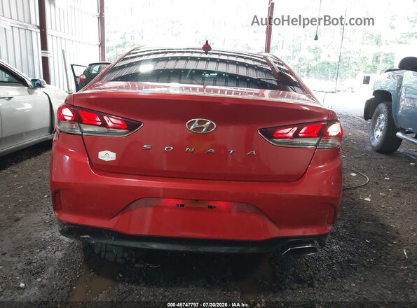 5NPE34AF7JH689224 2018 HYUNDAI SONATA Red 