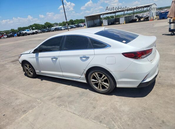 5NPE34AF7JH712078 2018 HYUNDAI SONATA White Rear left