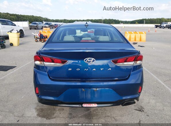 5NPE34AF7KH729383 2019 HYUNDAI SONATA Синий 