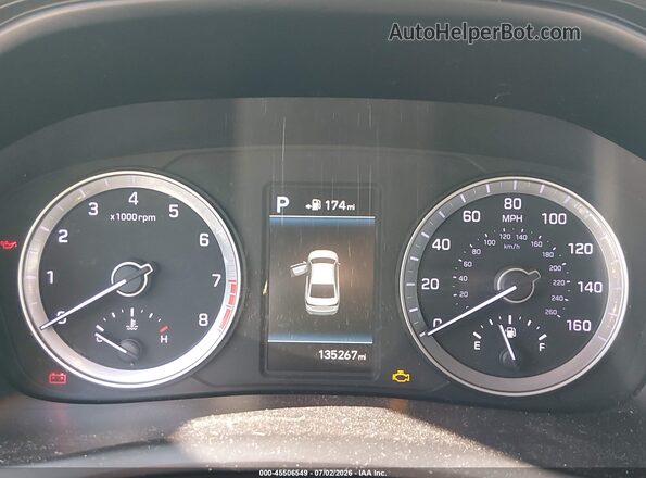5NPE34AF7KH788093 2019 HYUNDAI SONATA Silver უკანა სავარძლების ხედი