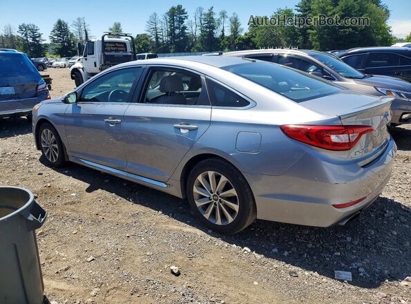 5NPE34AF8GH283803 2016 HYUNDAI SONATA Silver Rear left