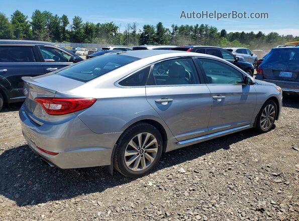 5NPE34AF8GH283803 2016 HYUNDAI SONATA Silver Rear right