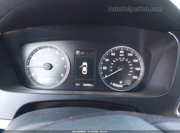5NPE34AF8GH346365 2016 HYUNDAI SONATA Blue Widok tylnych siedzeń