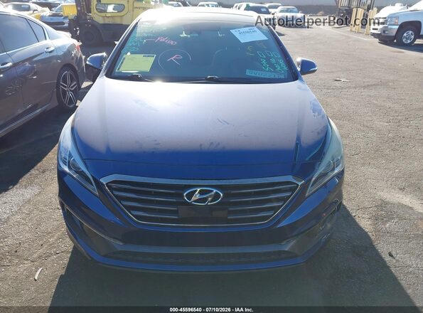 5NPE34AF8GH346365 2016 HYUNDAI SONATA Blue Widok wnętrza z tyłu