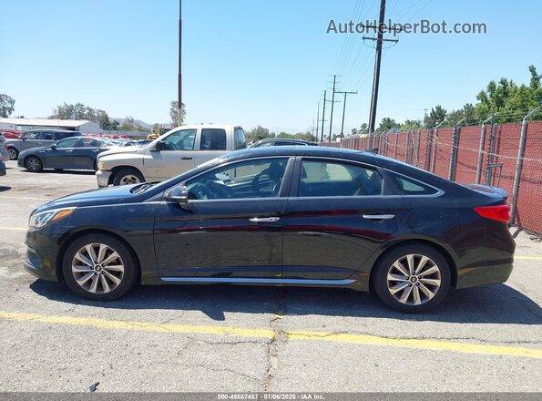 5NPE34AF8GH399017 2016 HYUNDAI SONATA Black Vista interior de 360 grados
