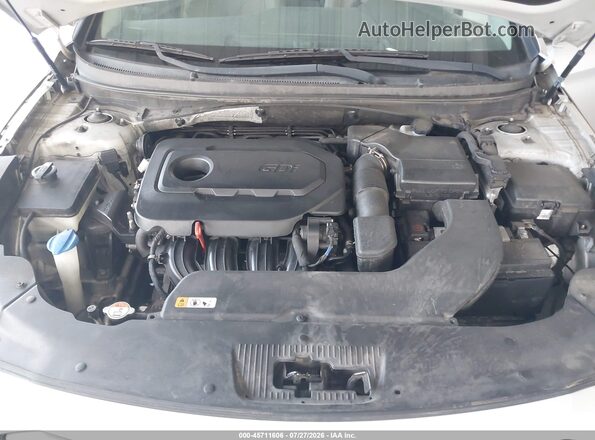 5NPE34AF8GH426409 2016 HYUNDAI SONATA Silver Rear view