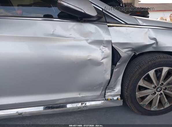 5NPE34AF8GH426409 2016 HYUNDAI SONATA Silver Front view