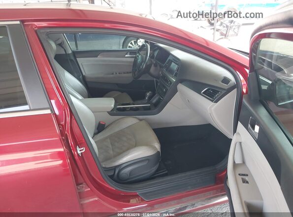 5NPE34AF8GH430024 2016 HYUNDAI SONATA Red Vista interior delantera