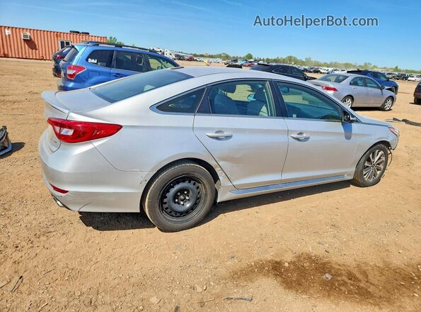 5NPE34AF8GH435630 2016 HYUNDAI SONATA Silver Tył prawy