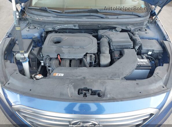 5NPE34AF8HH448363 2017 HYUNDAI SONATA Dark Blue Вид ззаду