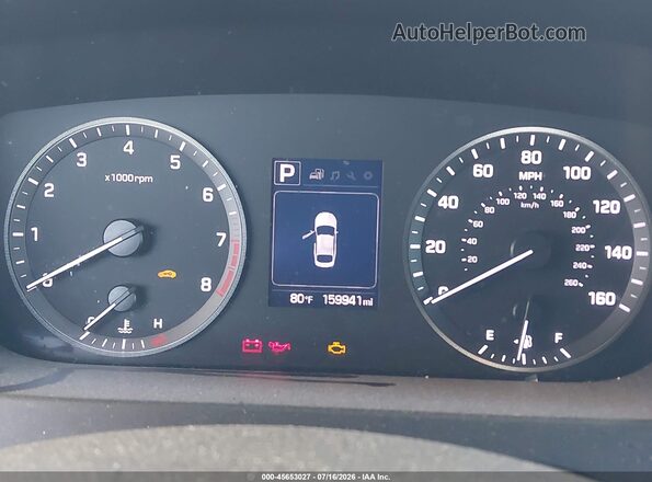 5NPE34AF8HH448363 2017 HYUNDAI SONATA Dark Blue Вид задніх сидінь