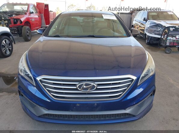 5NPE34AF8HH448363 2017 HYUNDAI SONATA Dark Blue Вид щитка приладів