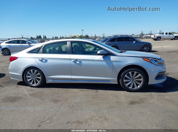 5NPE34AF8HH472680 2017 HYUNDAI SONATA Gray უკანა სალონის ხედი