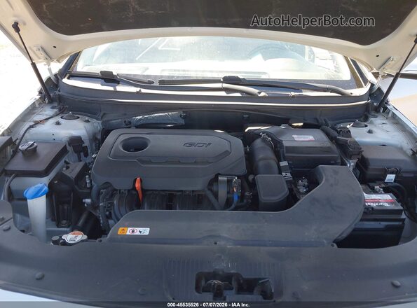 5NPE34AF8HH472680 2017 HYUNDAI SONATA Gray უკანა ხედი