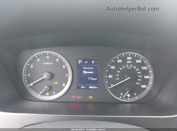 5NPE34AF8HH535132 2017 HYUNDAI SONATA Black Вид задніх сидінь