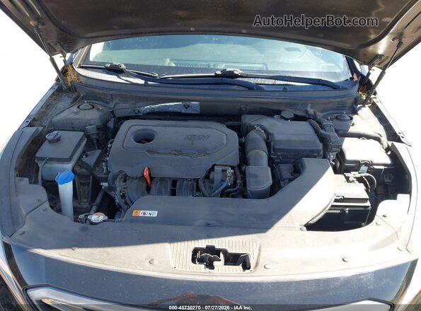 5NPE34AF8HH535132 2017 HYUNDAI SONATA Black Вид ззаду